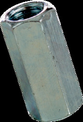 3/8"-16 Rod Coupling, Hex, Zinc Plated,Jar