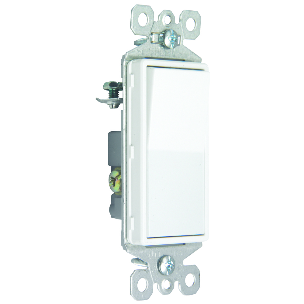 TM873SW radiant 15 Amp Self-Grounding 3-Way Switch, White