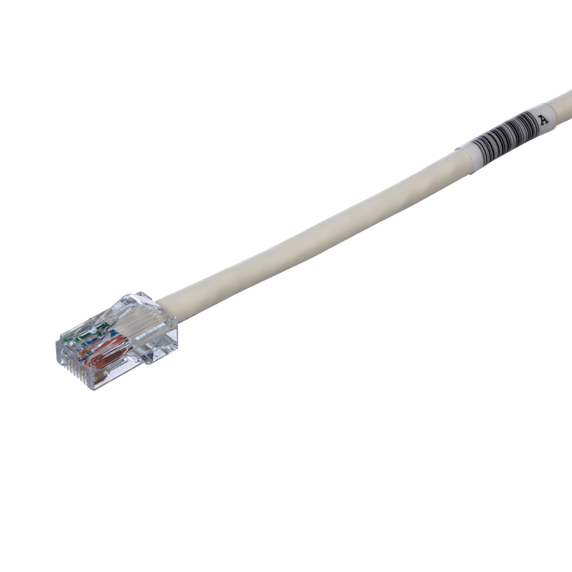 UTPCH7Y PanNet TX5e U/UTP Class D Patch Cord, Cat 5e, 24 AWG Stranded Copper Conductor, RJ45 Modular Plug Connector, 7 ft L Cord
