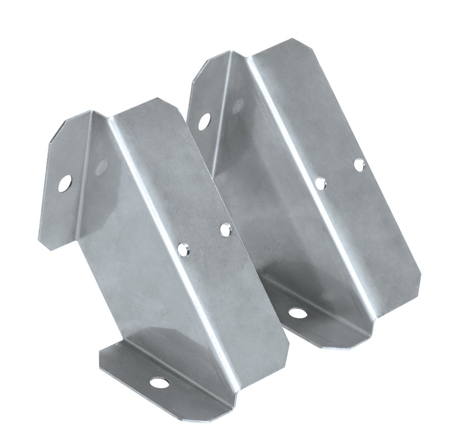 ANGSHARK Angular Bracket, For Use With SHARK 2 ft or 4 ft Linear LED Washdown, Wall Mount, White