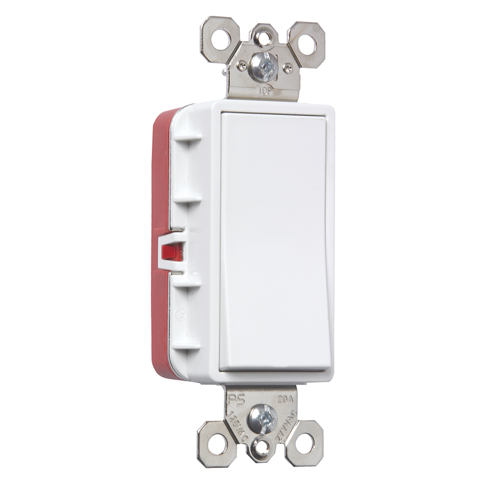 PT2603W PlugTail Three-Way 15 Amp Decorator Switch, White