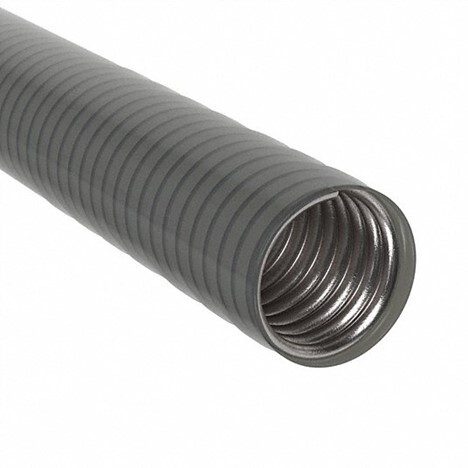 Type UA/LA Liquid Tight Conduit, 1/2 Inch Trade Size, Gray, 500 Foot Reel