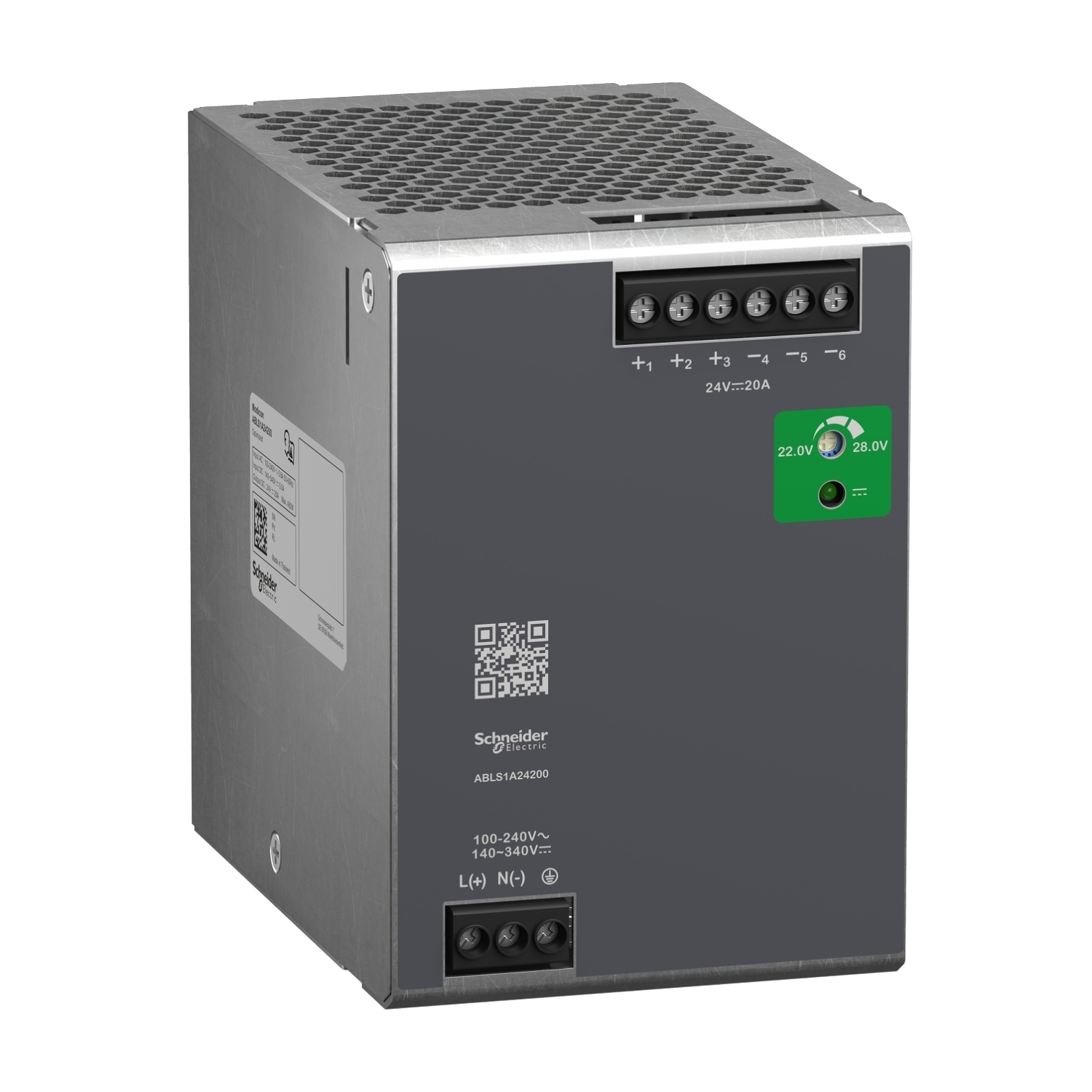 ABLS1A24200 Modicon Power Supply, 100 to 240 V AC Input, 24 VDC Output