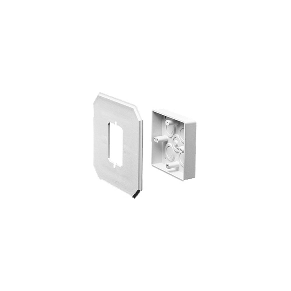 8081 Siding Box Kit With Flange, Plastic, 15-1/2 cu-in Capacity, 1 Gang, 6.65 in L x 6.65 in W x 1.28 in H