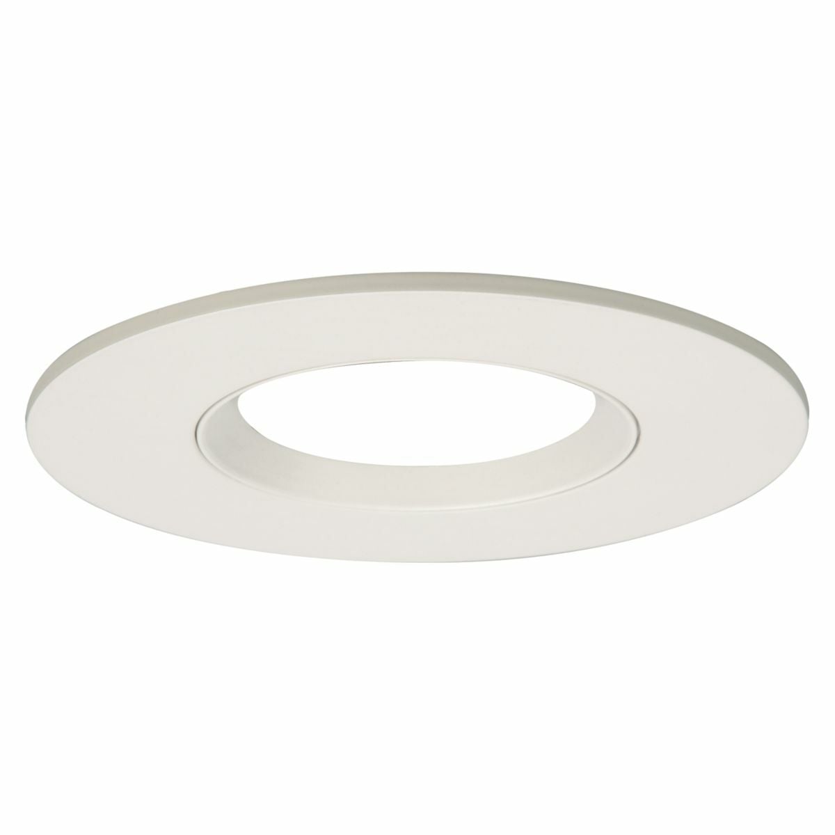 TL3PINMWWB Halo Self-Flanged Open Round Pinhole Trim With Oculus, 2 in ID x 4.36 in OD, LED Lamp, For Use With HL36SA 3 in Shallow Round New Construction Directional Housing, Polymer