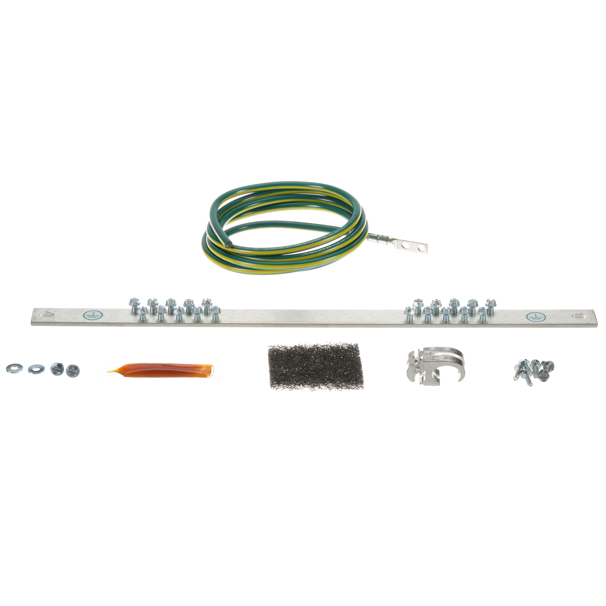RGRKCBNJY Rack Grounding Kit, For Use With Cabinet Rack, Green