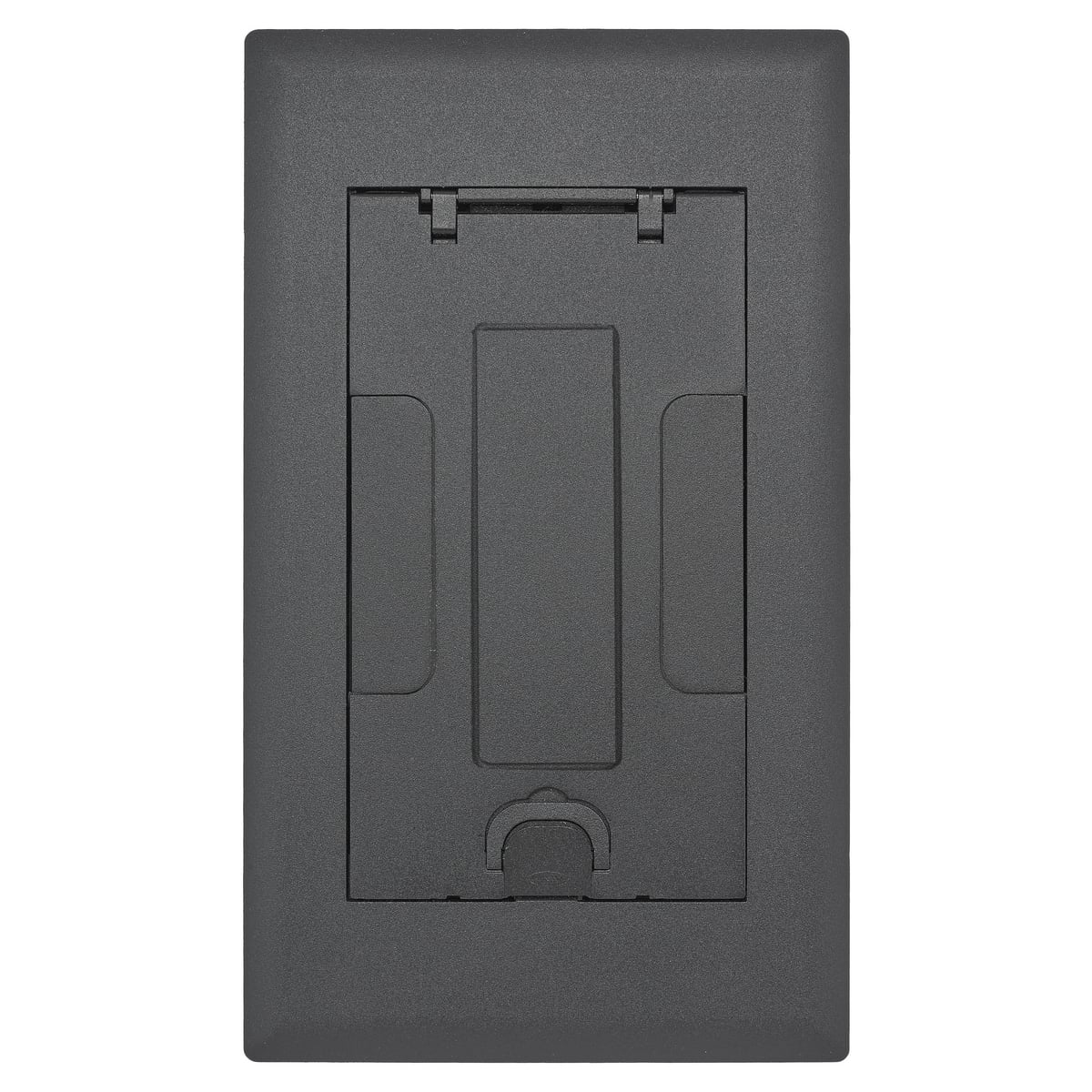 2GAFBCVRBKC AFB Floor Box Cover With Insert, 15 in L x 8-3/4 in W, Cast Aluminum
