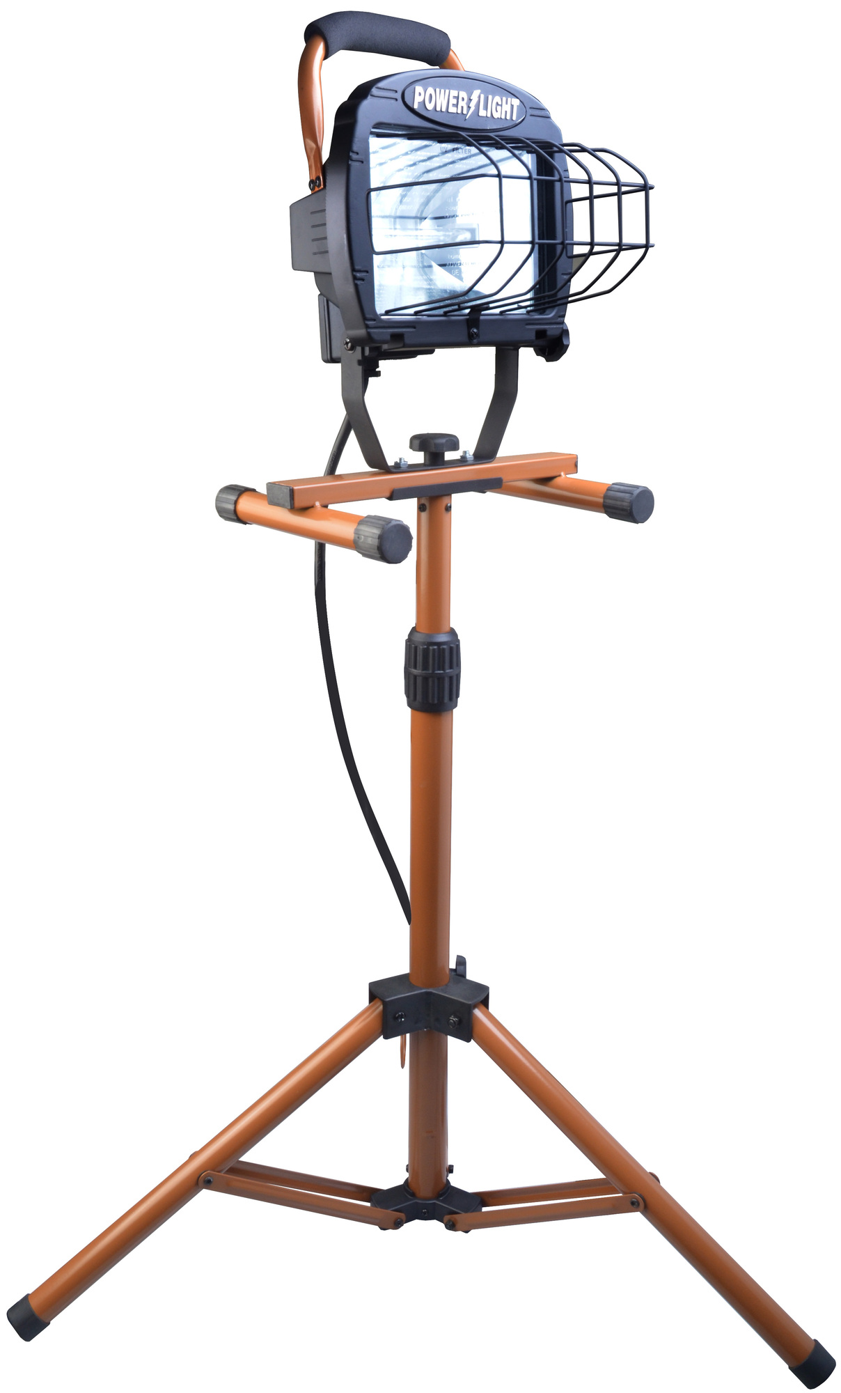 L10SLED Tripod Work Light, Halogen Lamp, 500 W Lamp, 120 V AC, Medium Base, 1 Heads