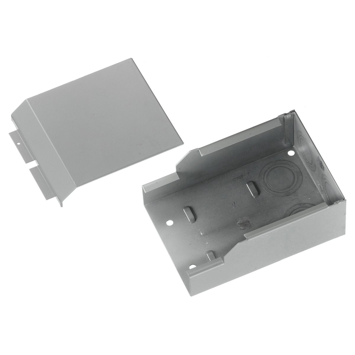 HBL4710GY HBL4750 Standard Undivided Entrance Fitting, For Use With HBL4750 Series Metal Raceway, Rolled Steel, Gray