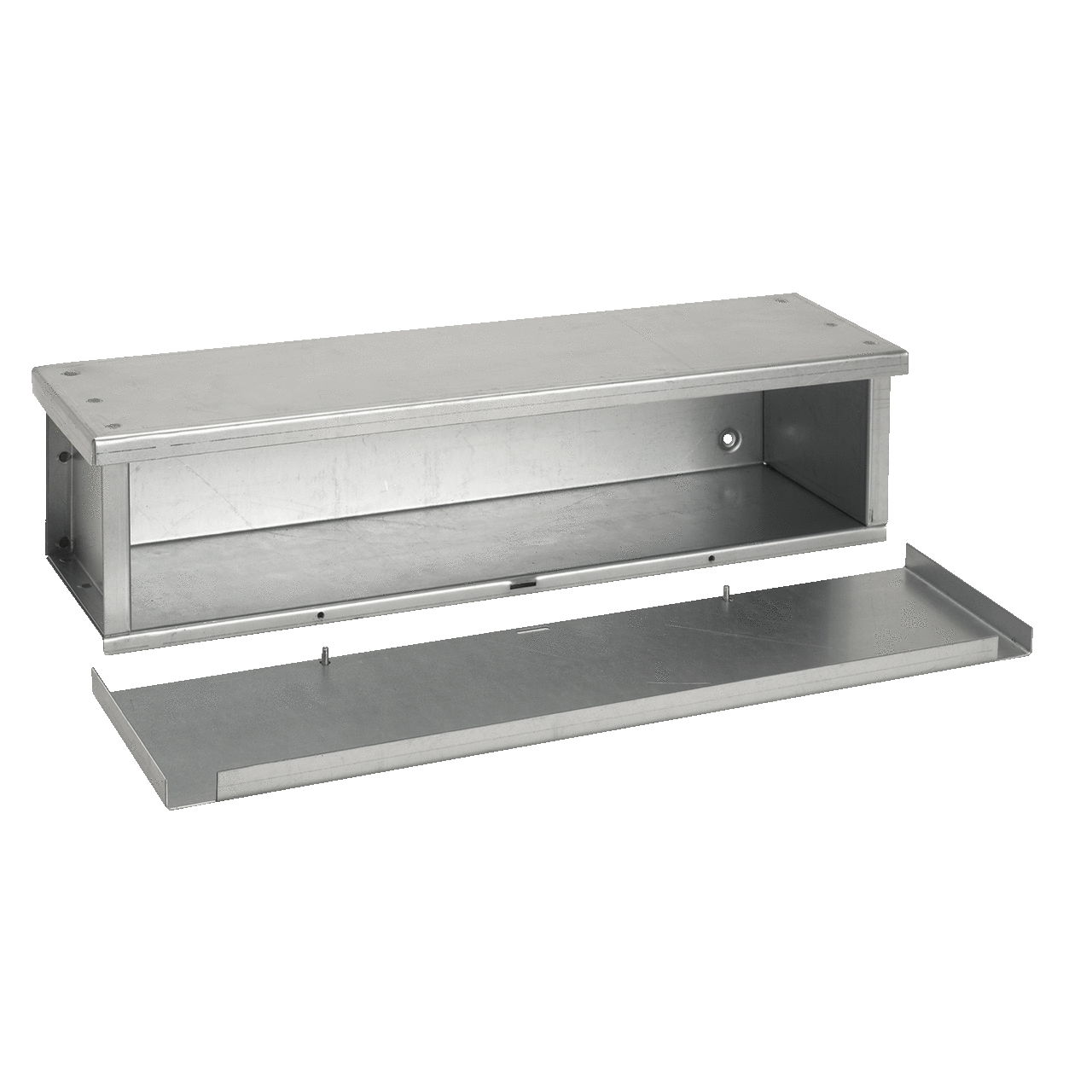 F4436RTGV F40GT Econo Trough, 36 in L x 4 in W x 4 in H, Removable Cover, Steel