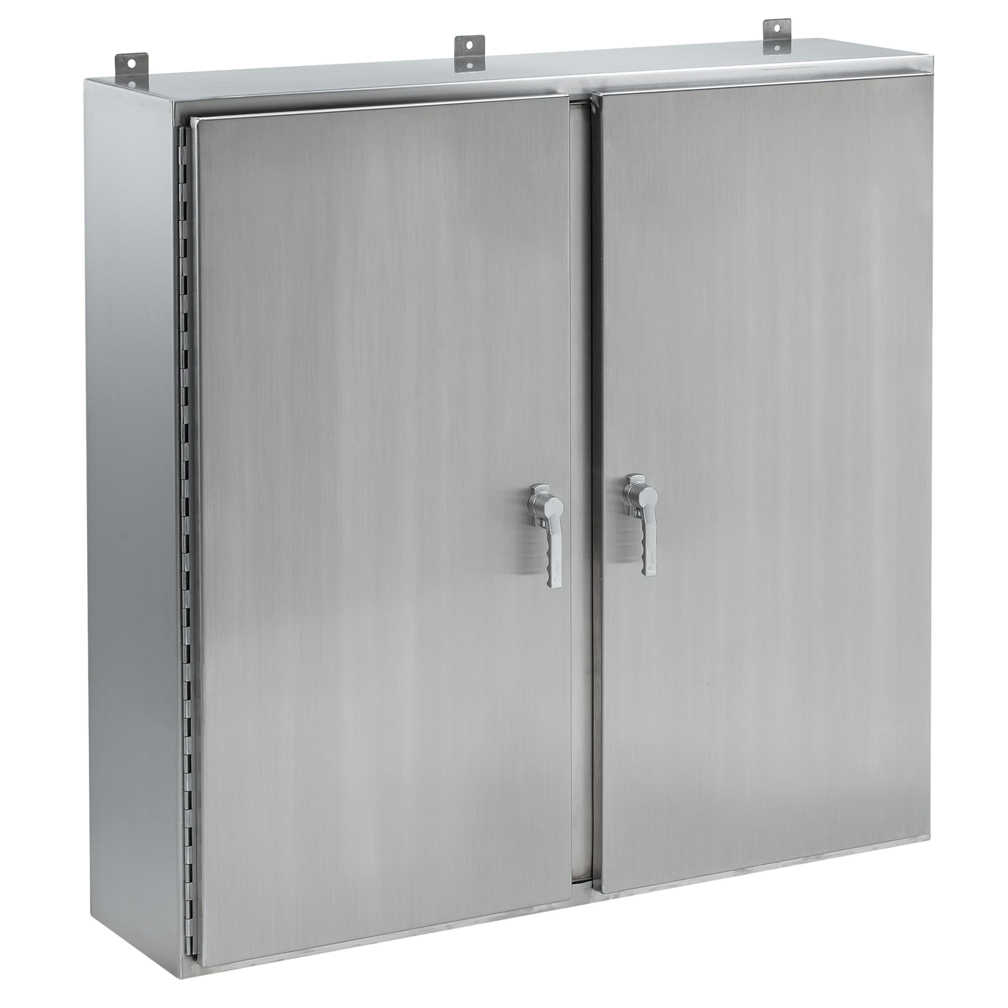 A36H6012WFSSLP3PT A4SW 2-Door Enclosure With Handle, 36 in L x 60 in W x 12 in D, NEMA 4X/IP66 NEMA Rating, 304 Stainless Steel