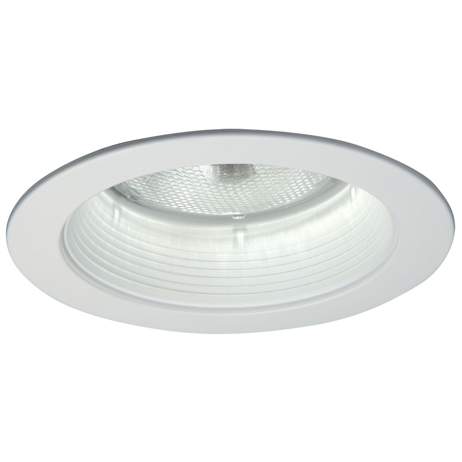 5014P Halo Self-Flanged Round Lighting Trim, 5 in ID x 6-3/8 in OD, For Use With H5 Housing, Metal