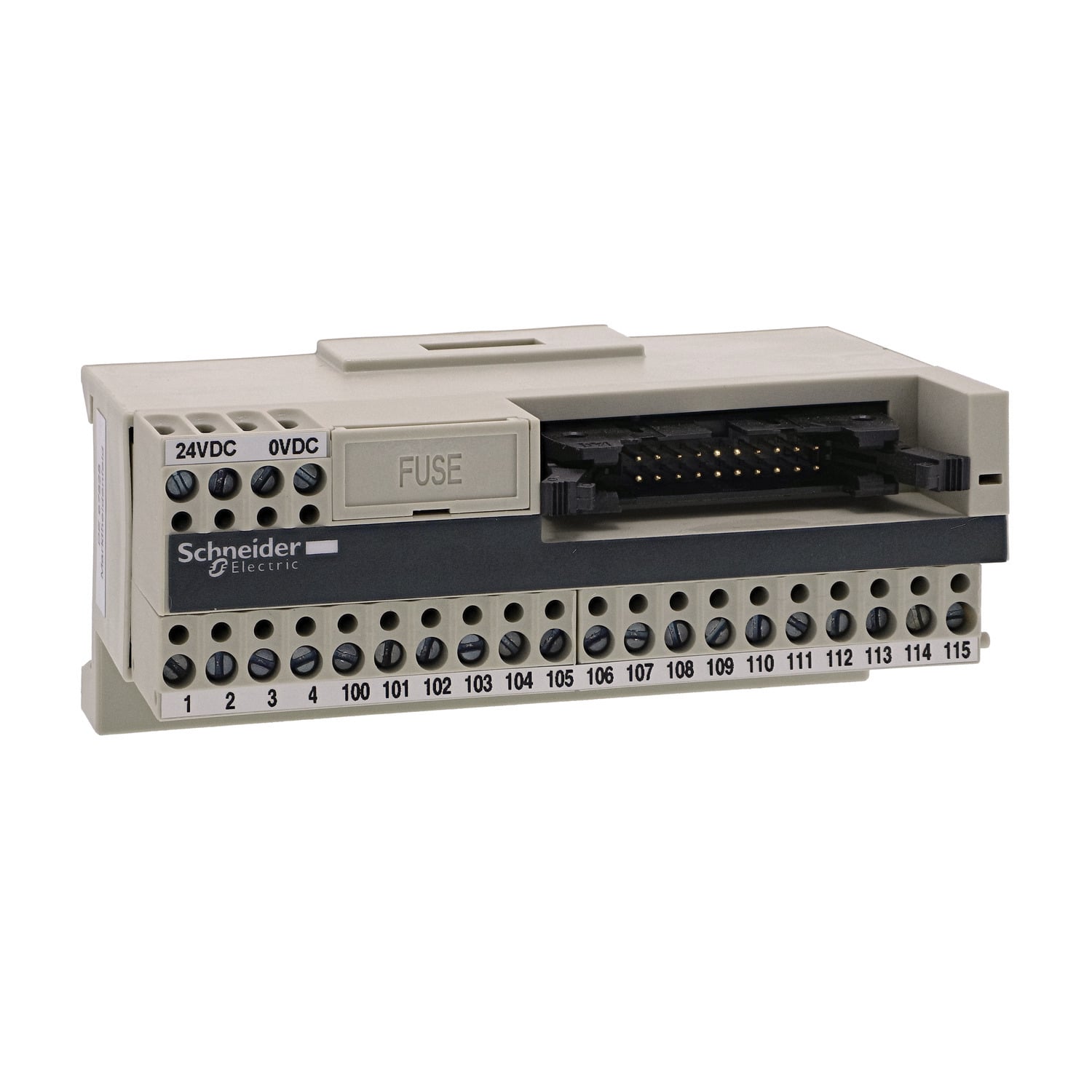 ABE7H16C10 Advantys Passive Discrete I/O Connection Sub-Base, 1 Terminals