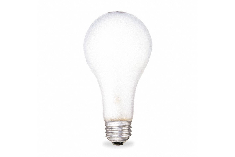 50/150-1PK 3-Way Dimmable Incandescent Lamp, 50 W, E26 Incandescent Lamp, A21 Shape, 615 Lumens Initial
