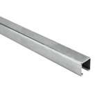 Channel, 12 Gauge, 1-5/8 Inch x 1-5/8 Inch, Length 10 Feet, Type 304 Stainless Steel