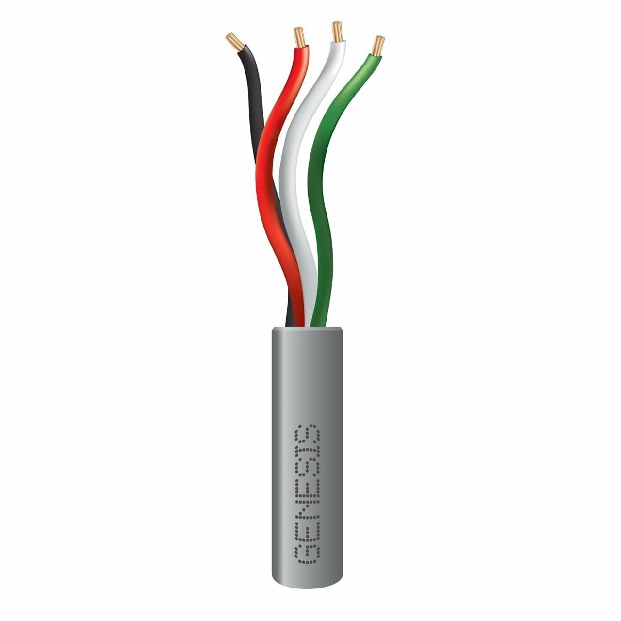 22/4 STRANDED CABLE - 1000 FT PULL BOX - GRAY