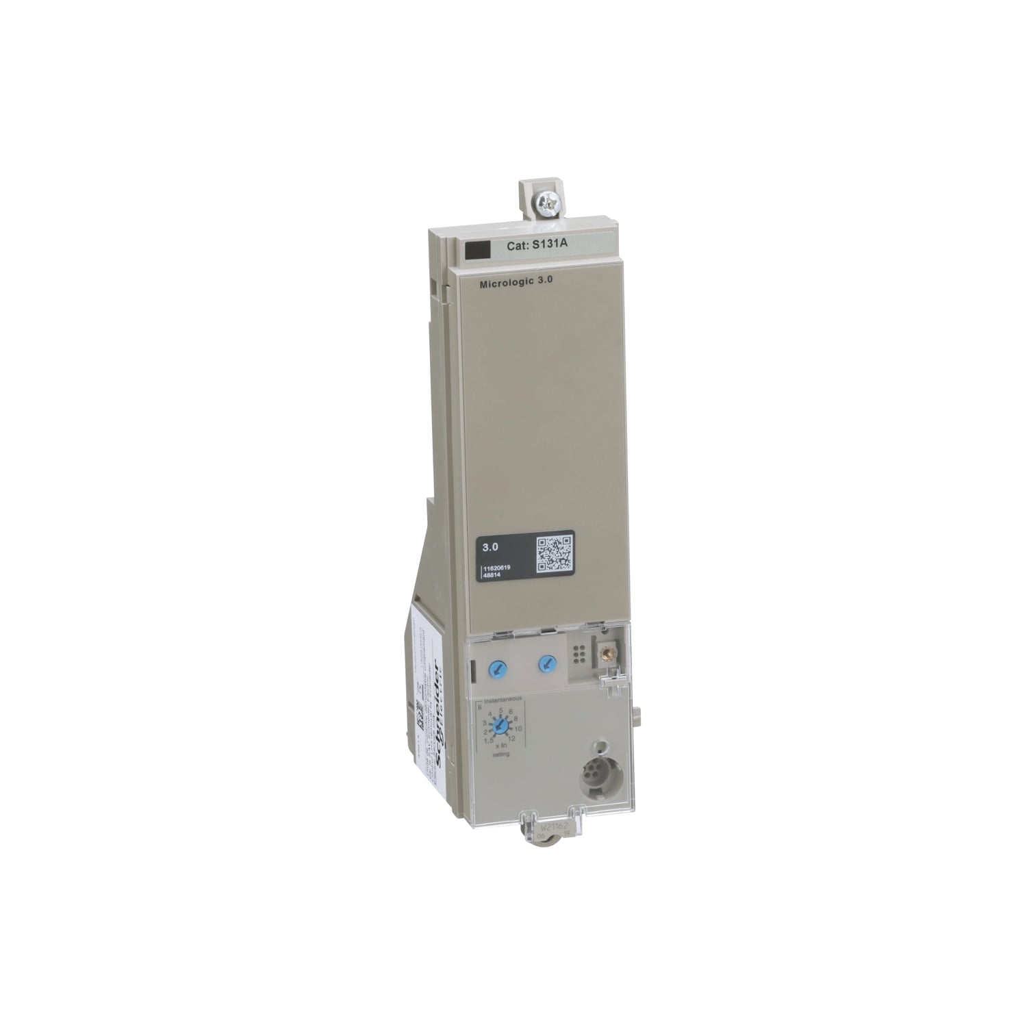 S131A Micrologic 3.0 LI Protection Field Installable Breaker Trip Unit, M/P/R/NT/NW Frame, For Use With Class 0216 PowerPact M, P and R-Frame, Compact NS630b, NS3200 and Masterpact NT/NW Universal Power Circuit Breaker