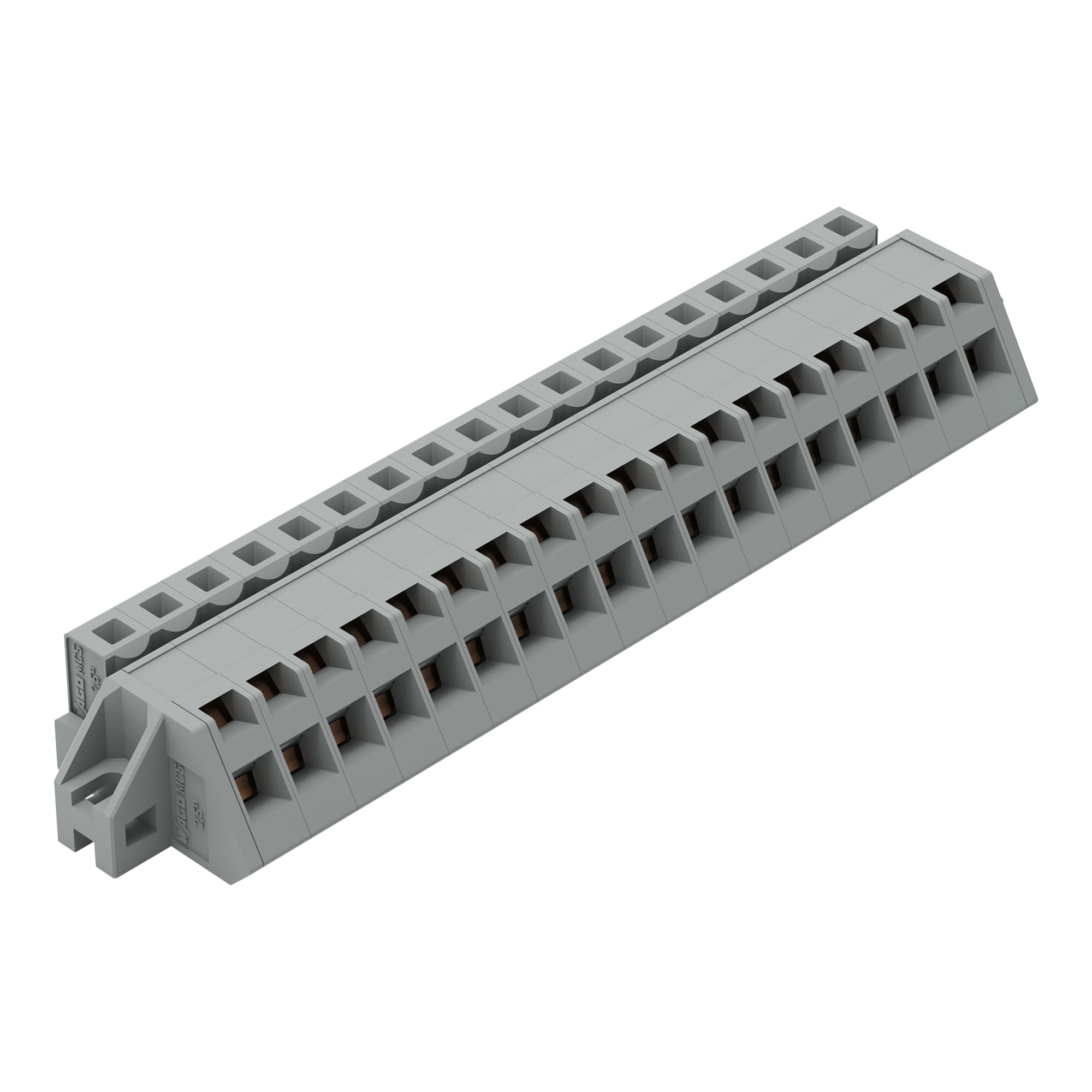 731-518/031-000 Operating Tool 1-Conductor Female Connector, 630 V, 12 A, 28 to 12 AWG Wire, 18 Poles, Panel Mount