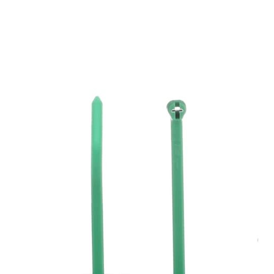 TY25M-5 Ty-Rap High Performance Standard Cable Tie, 7.31 in L x 0.184 in W x 0.043 in THK, Nylon/Polyamide 6.6, Green