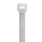 Cable Tie, Natural Polyamide (Nylon 6.6) for Temperatures up to 85 Degrees Celsius (185 F) for Indoor Applications, UL/EN/CSA62275 Type 2/21S Rated for AH-2 Plenum and as a Flexible Cable and Conduit Support, Length of 381mm (15 Inches), Width of 7.7mm (0.3 Inch), Thickness of 1.8mm (0.07 Inch), Tensile Strength Rating of 534 Newtons (120 Pounds), 50 Pack