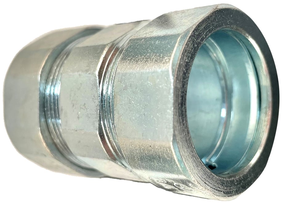 NTC50 Conduit Coupling, 1/2 in, For Use With Rigid Conduit to Enclosure, Steel, Zinc Plated
