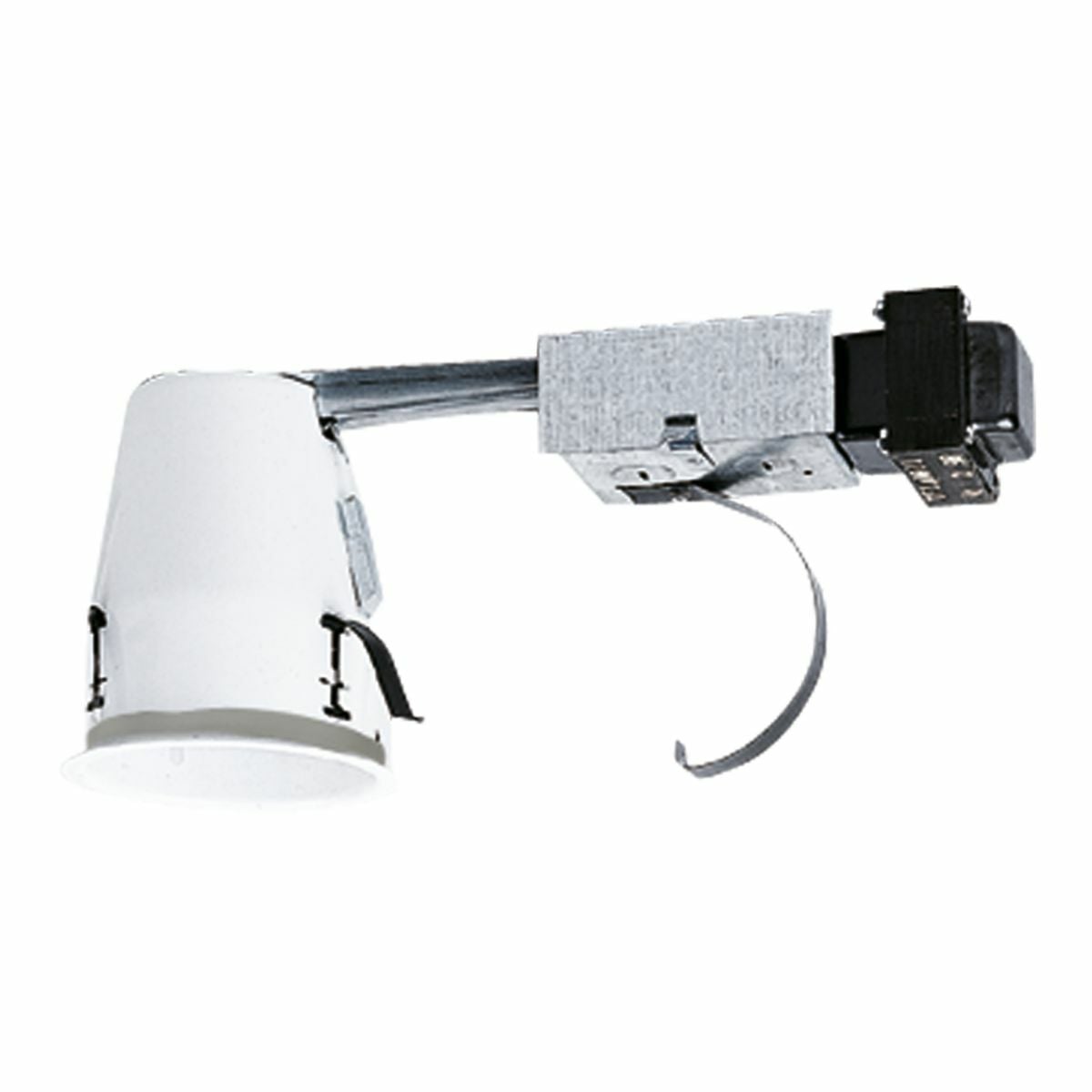 H1499RTAT Halo H1499 Low Voltage Shallow Lamp Housing, 120 V AC, 4-1/4 in Ceiling Opening, Aluminum Housing