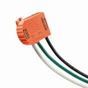 MSTWL-IG Lev-Lok 90 deg Angled Modular Wiring Module With 6 in 12 AWG THHN Stranded Wire Lead, 3 Wire, For Use With Lev-Lok Isolated Ground Receptacle, Polycarbonate