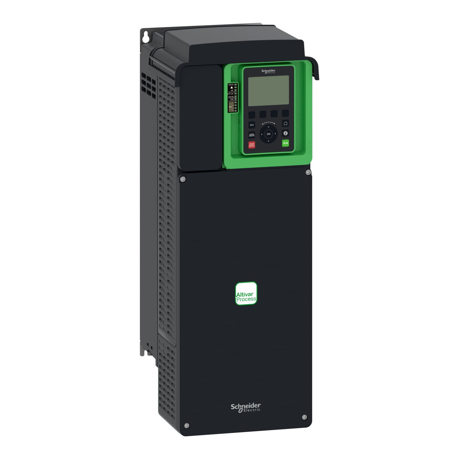ATV630D11M3 Altivar 3-Phase Variable Speed Drive, 230 V, 32.7 A Heavy Duty/46.8 A Normal Duty, 15 hp, 8.31 in W x 9.13 in D