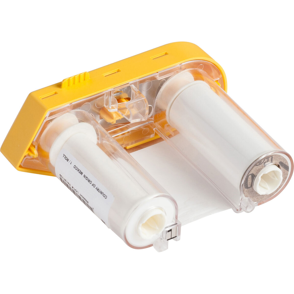 M61-R10010-WT R10000 Single Color Printer Ribbon, 75 ft L x 2 in W, Polyester/Resin, White
