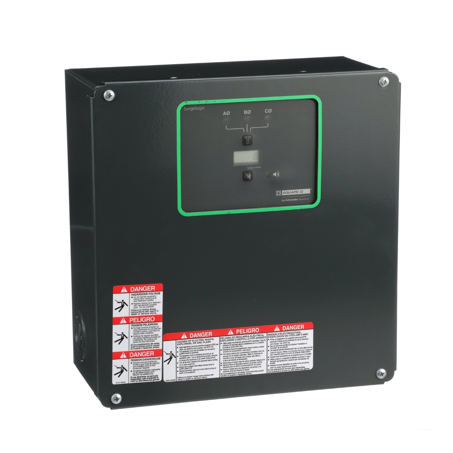 SSP04EMA16 Surgelogic EMA Surge Protective Device, 480Y/277 V AC, 200 kA SCCR, 3 ph