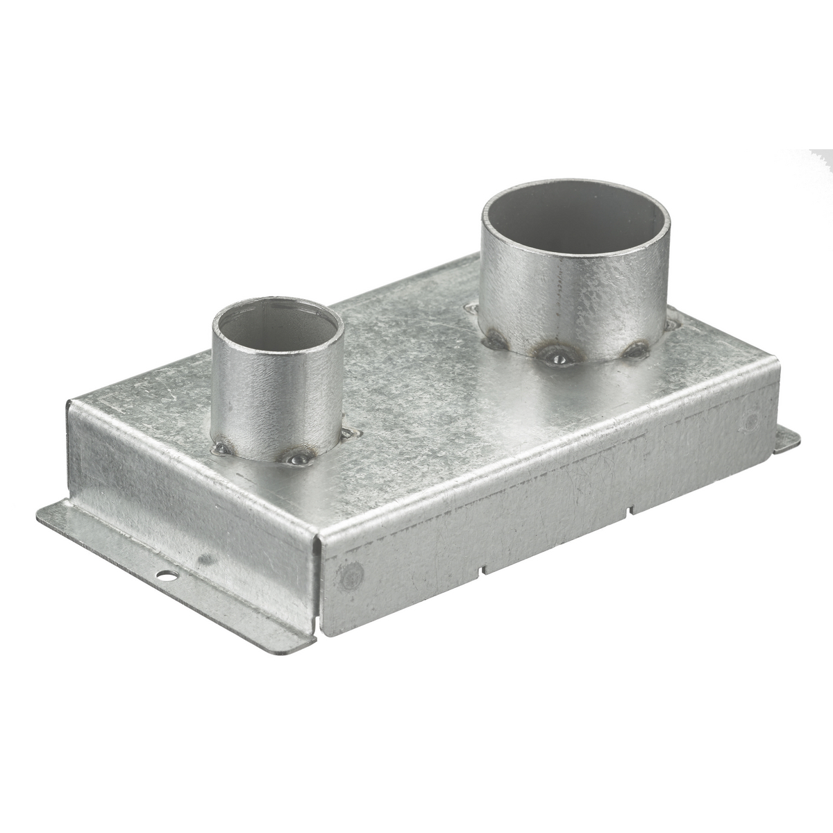 S1R8JNC8 Standard Sized Replacement Fitting Box, 8 in Hole, For Use With 8 in Recessed Fire Rated Poke Through, Galvanized Steel