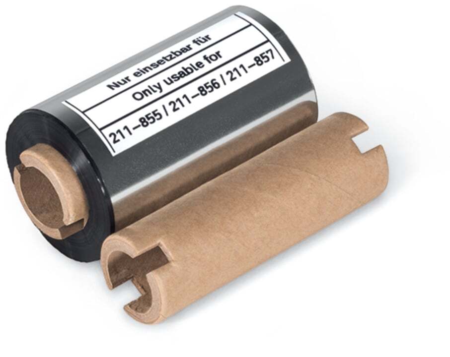 258-5014 Thermal Transfer Ink Ribbon, 57 mm W, Black