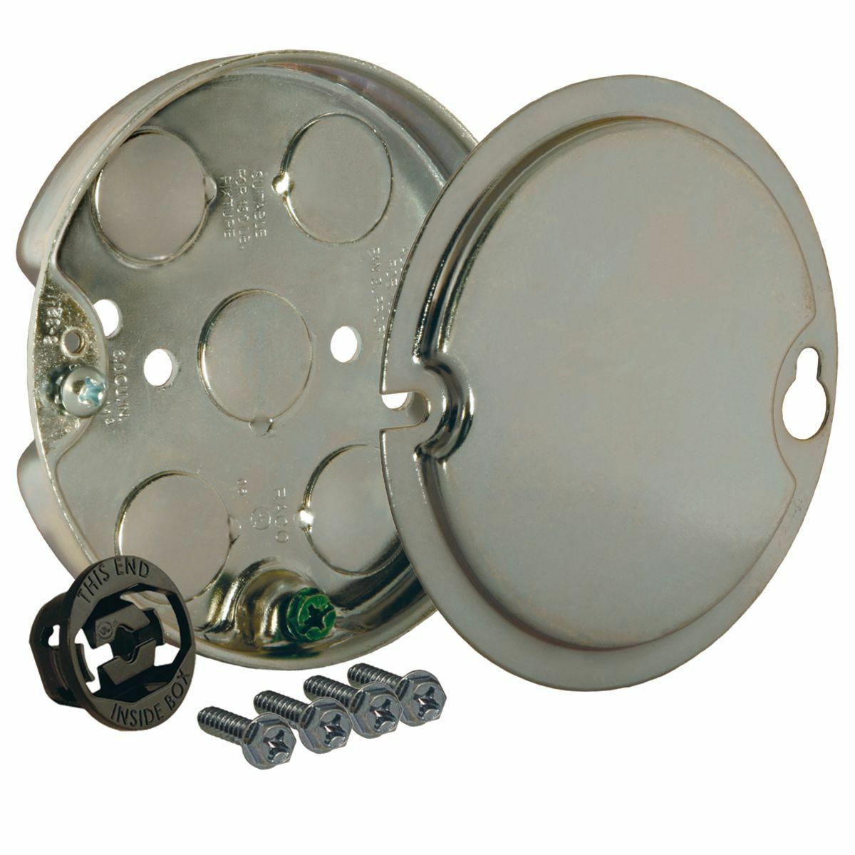295-1 Ceiling Fan Pan, Steel, 6 cu-in, 4 Knockouts