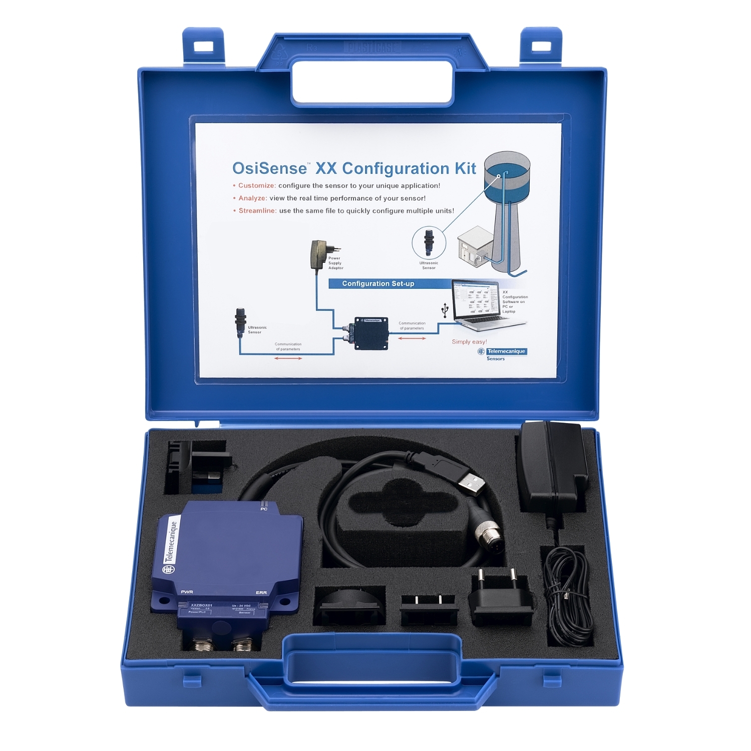 XXZKIT01 XXZ Accessory kit, for use with Ultrasonic sensor, Plastic/Metal