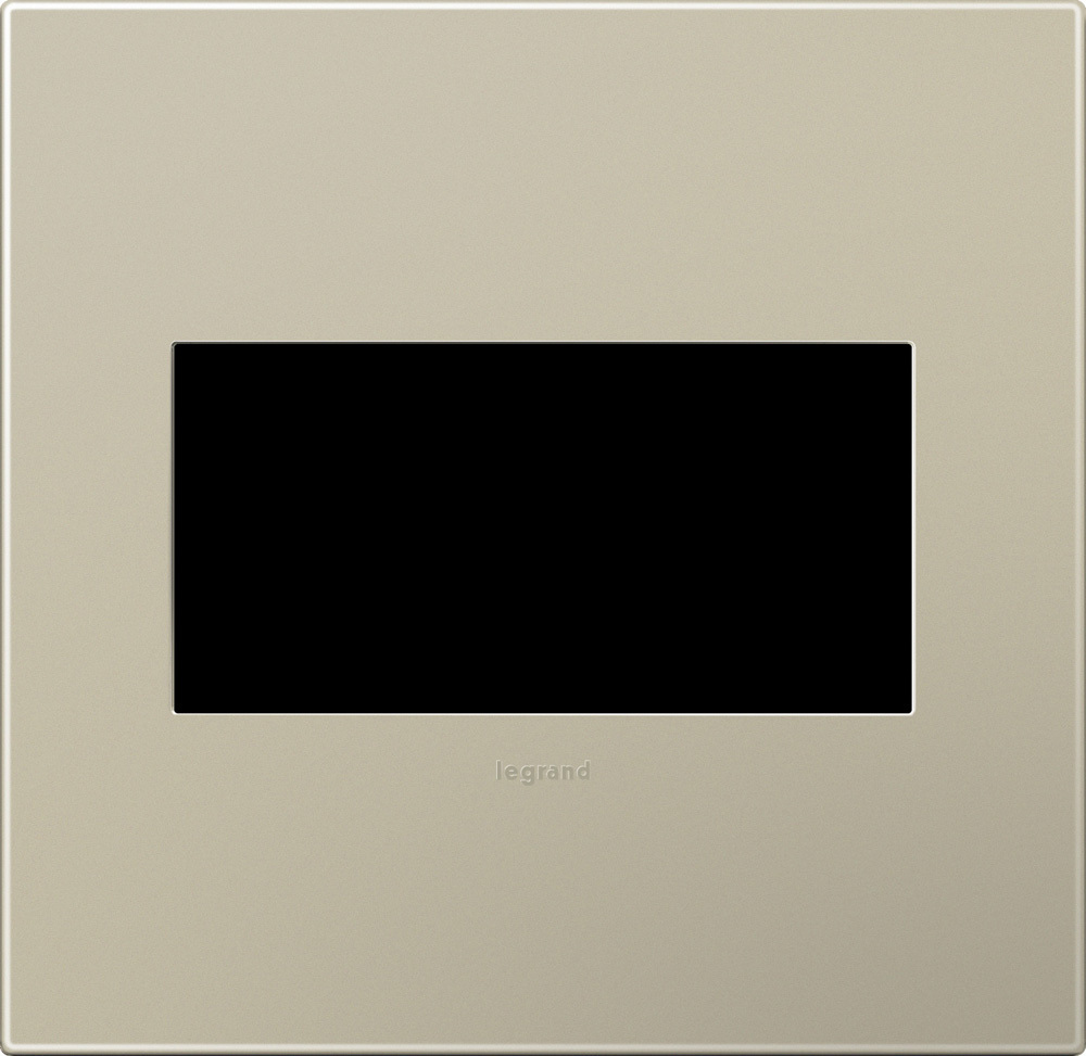 AWP2GTM4 Adorne Designer Wall Plate, 2 Gangs, 5.29 in W x 5.13 in H, Plastic