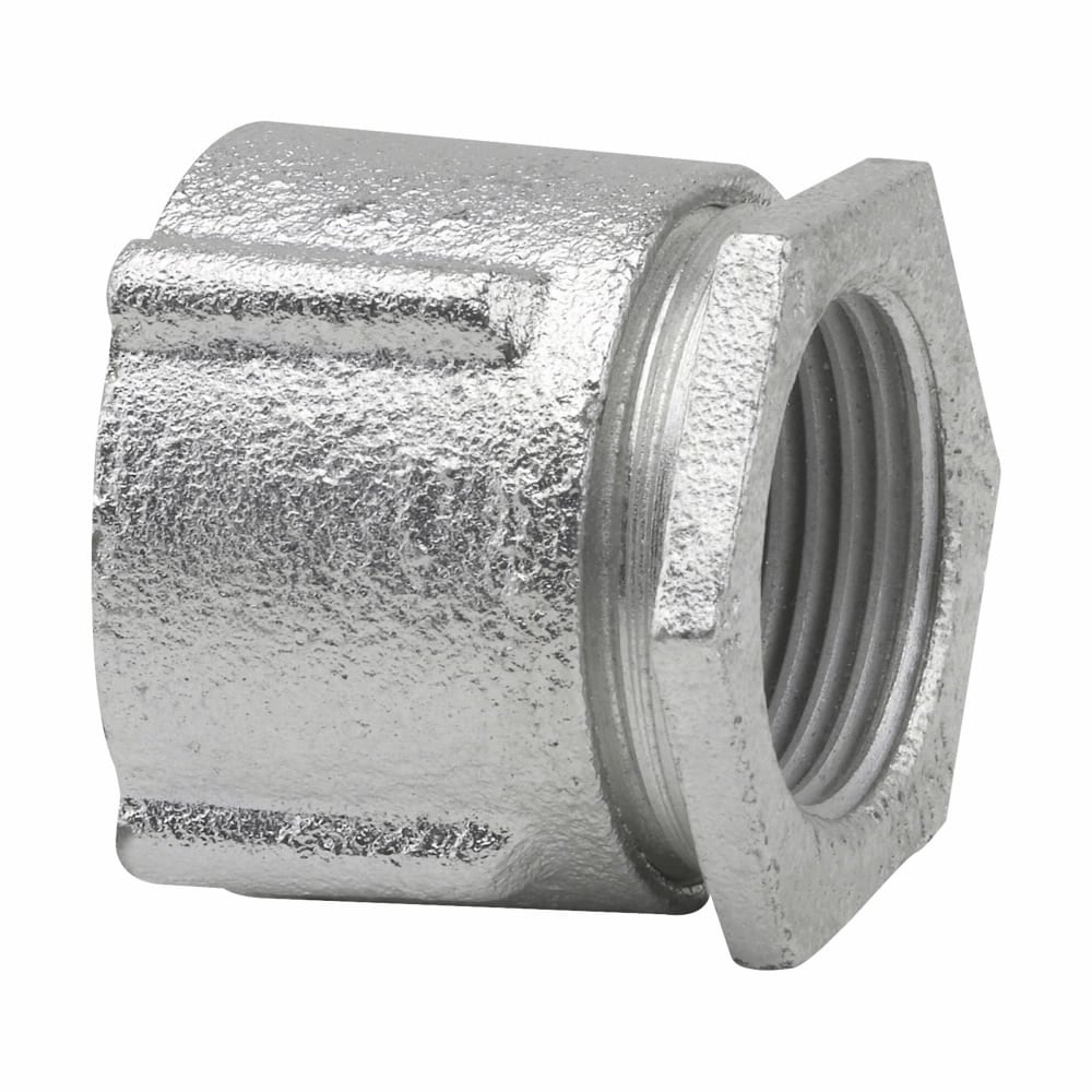 194 3-Piece Conduit Coupling, 1-1/2 in, For Use With Rigid/IMC Conduit, Malleable Iron, Zinc Plated