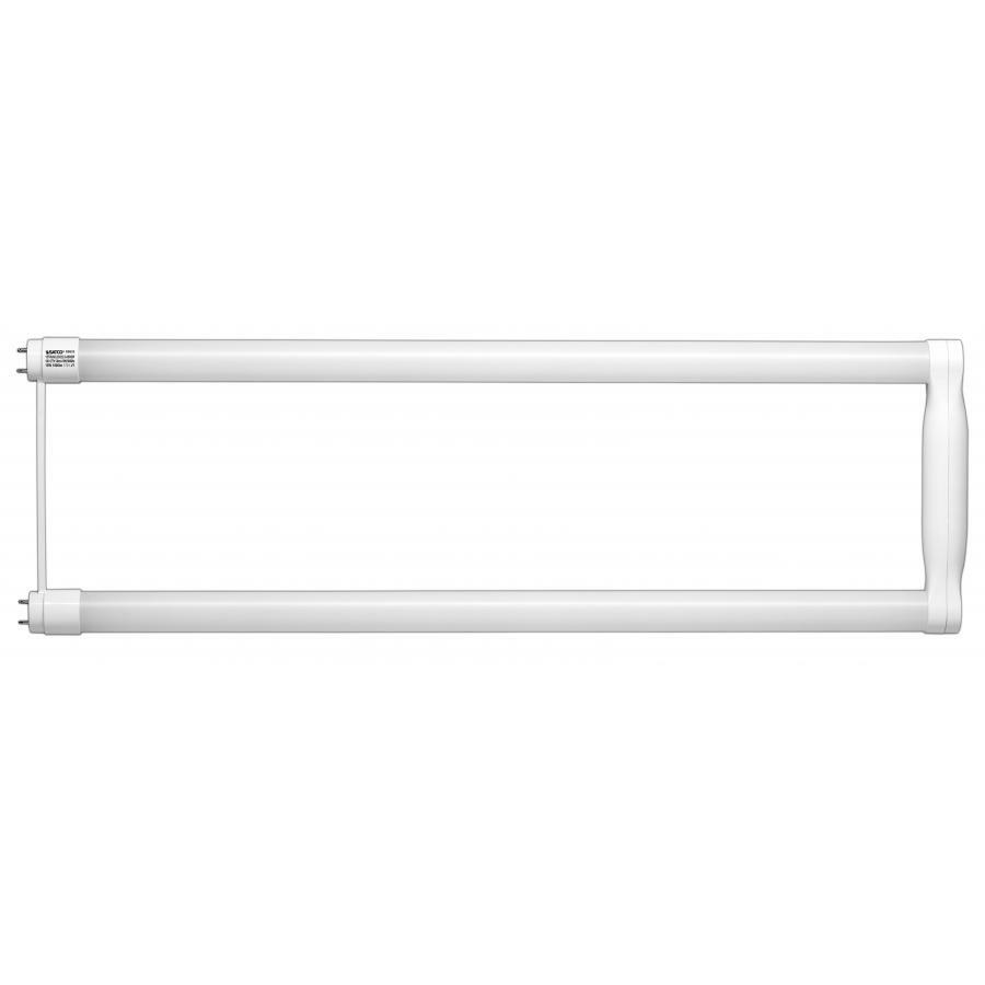 S9933 U-Bend Lamp, 15 W, 32 W Incandescent Equivalent, G13 Lamp, T8 Shape, 1800 Lumens