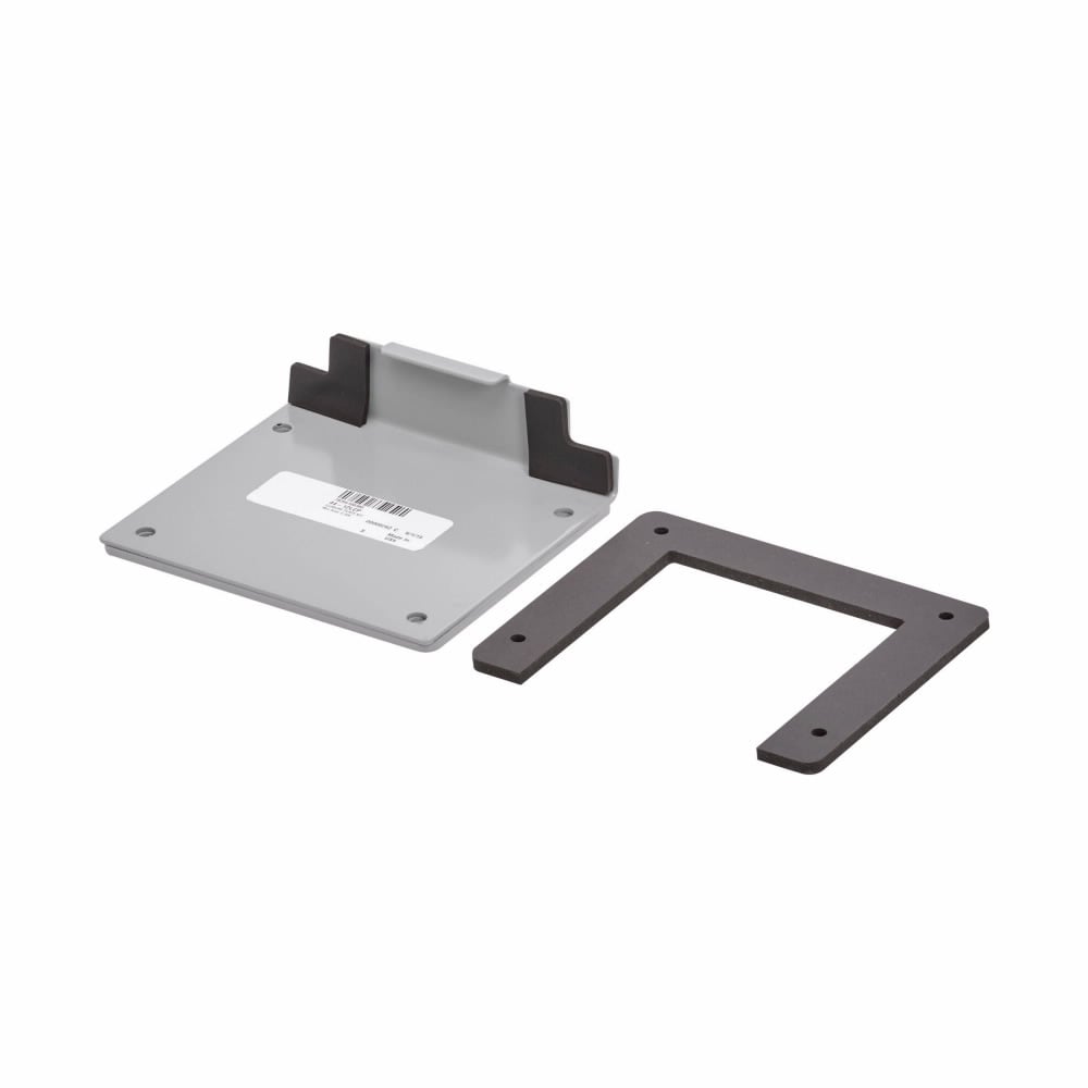 88-12LCP Closure Plate, 8 in W x 8 in H, For Use With NEMA 12/IP54 Hinged Latched Cover Lay-In Wireway, Steel, Gray