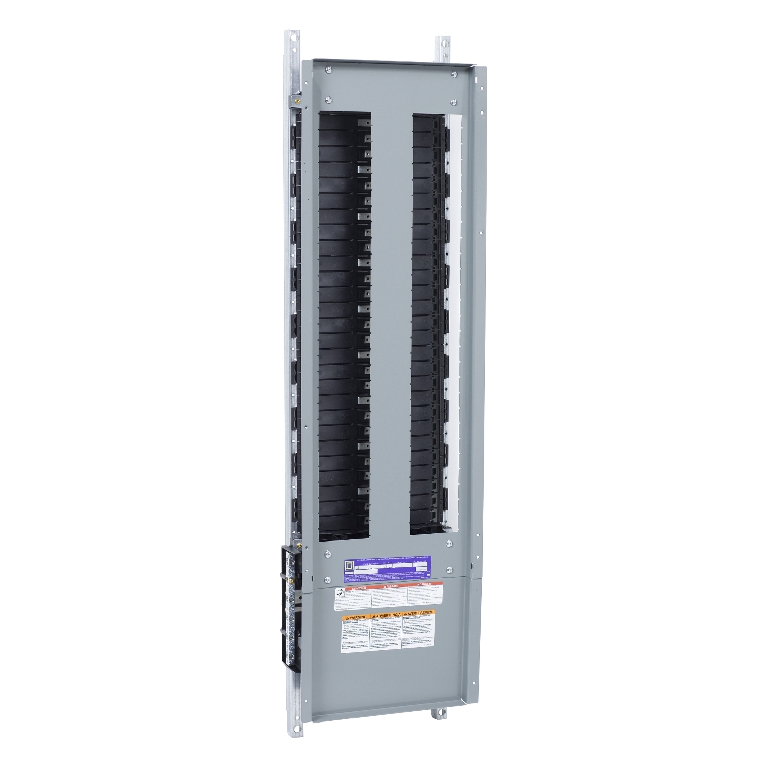 NF454L4 3-Phase Main Lug Panelboard Interior, 600Y/347 V AC, 400 A, 65 kA Interrupt, 54 Spaces