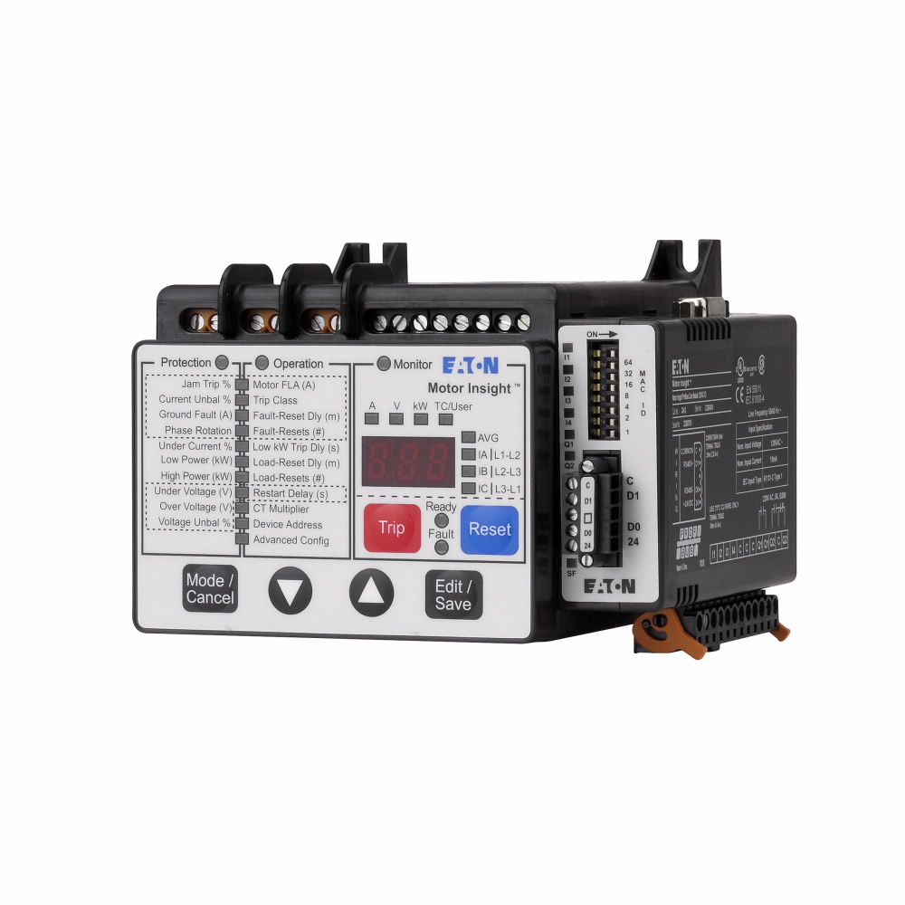 C441CA Motor Insight Overload Relay With User Interface, 1 to 9 A