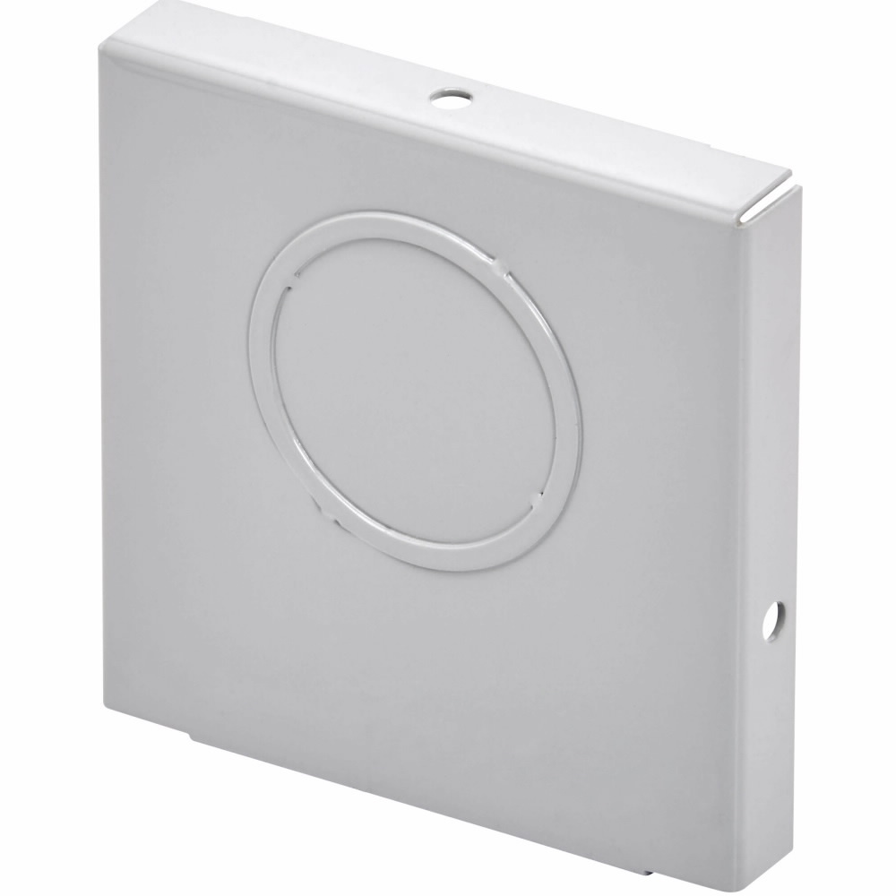 wireway end, No knockout, Wireway end, NEMA 1 rated, Steel, ANSI 61 gray painted, 4" X 4"