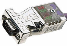 120103-5001 Profibus Field Attachable D-Sub Connector With Diagnostics LEDs, Programming Port, Die Cast Zinc Housing