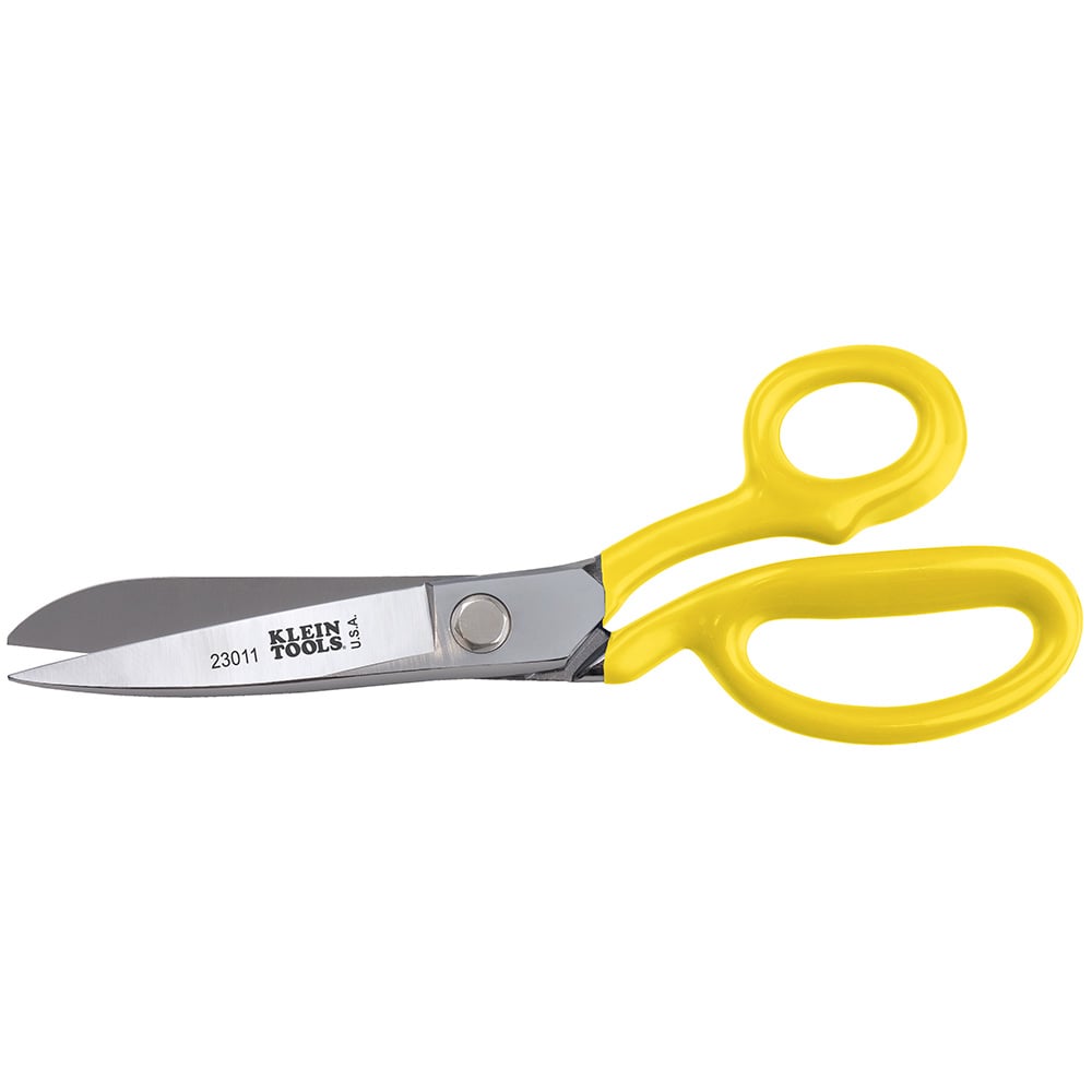 23011 Bent Trimmer, 4-3/4 in L of Cut, 11-1/4 in OAL, Pointed Tip, Knife Edge, Metal Blade, Right Hand