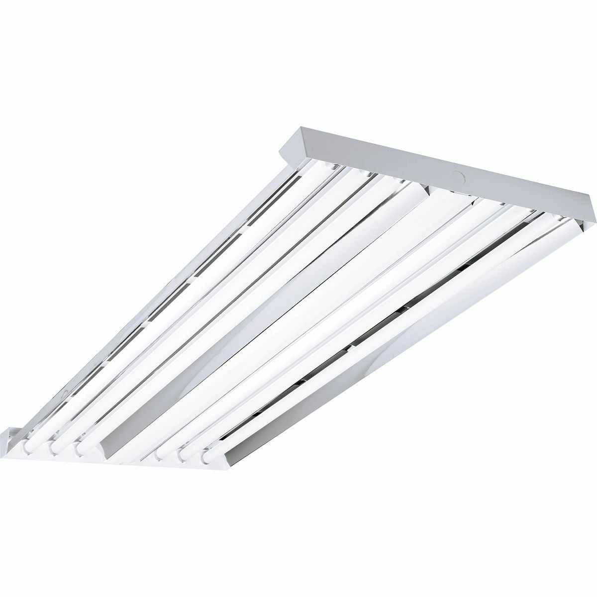 LHA4-632-NU-3EHLU Linear Uplight High Bay Fixture, (6) T8 Lamp, 120 to 277 VAC, Baked White Enamel Housing