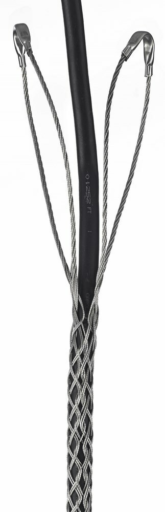 02207005 Heavy Duty Lace Closing Split Mesh Double Eye Double Weave Support Grip, 805 lb Breaking Strength, 2 to 2.49 in Cable, Bronze, TiN Coated