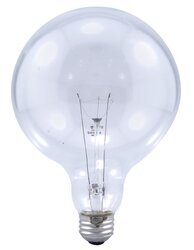 100G40/3/RP-120V/15794 Decorative Incandescent Lamp, 100 W, E26 Incandescent Lamp, G40 Shape, 1230 Lumens