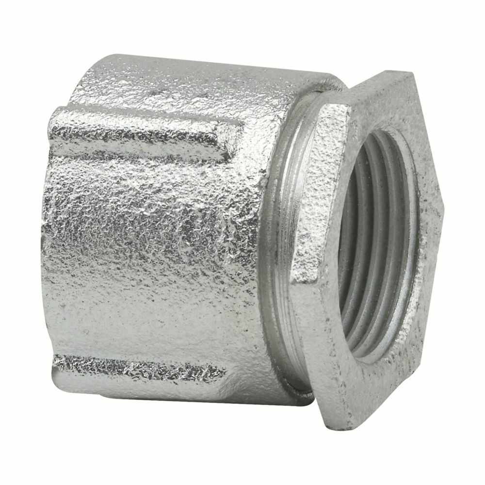 195 HDG 3-Piece Conduit Coupling, 2 in, For Use With Rigid/IMC Conduit, Malleable Iron, Hot Dipped Galvanized