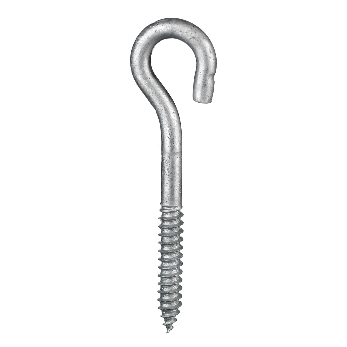 20303001 Standard Woven Screw Hook, 5/16 in Dia x 4-7/8 in L, Steel, Galvanized