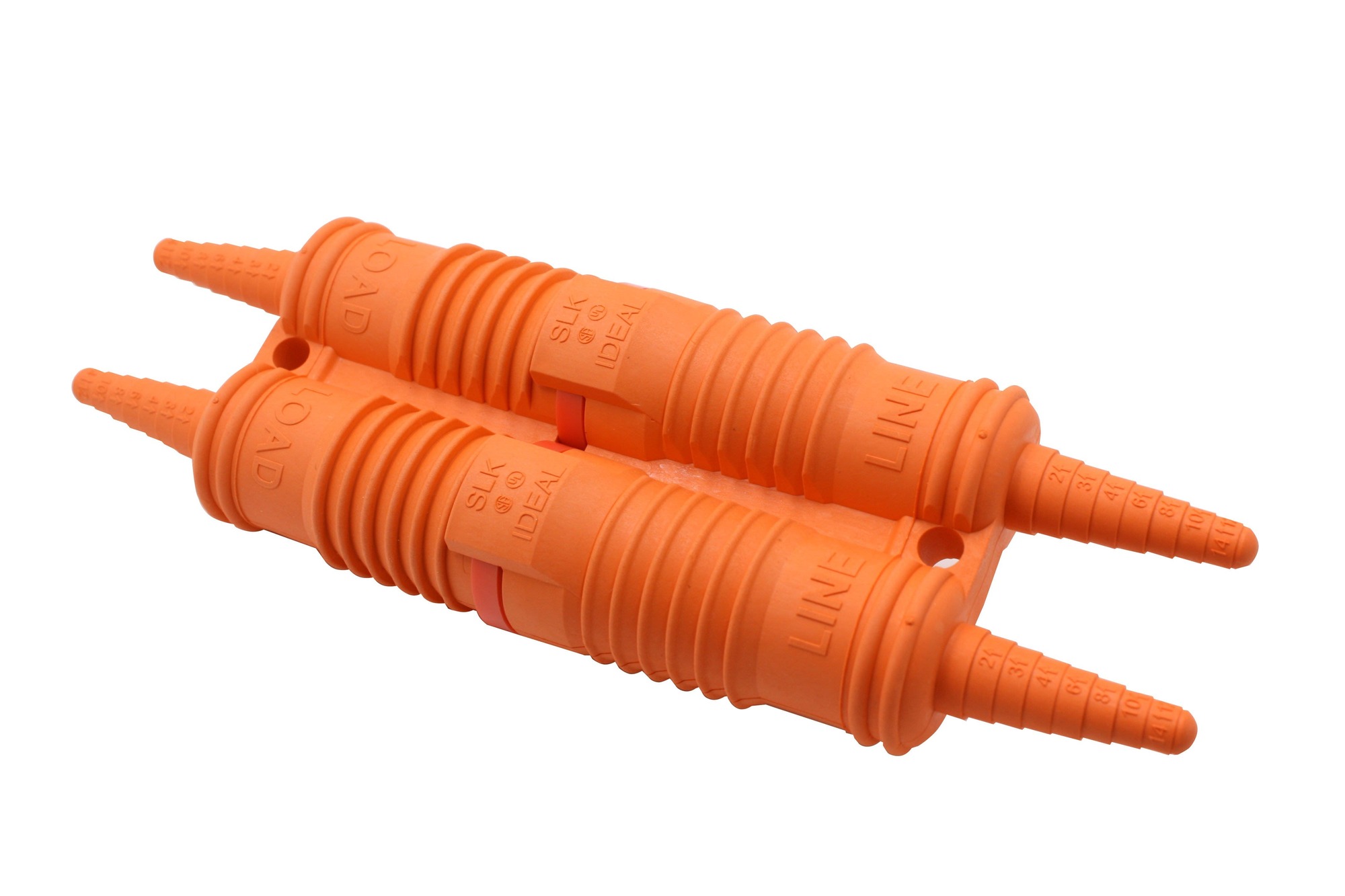 30-S1212D Dual In-line Breakaway Fused Disconnect Fuse Kit, 14 to 2 AWG Aluminum/Copper Wire, Polypropylene/TPE Insulation, Brass