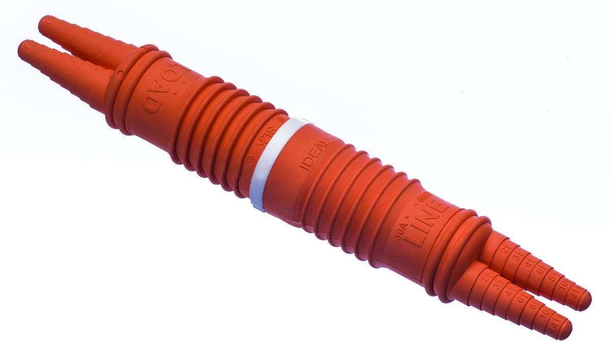 30-S2222N Y-Tap Breakaway Non-Fused Disconnect Fuse Kit, 14 to 2 AWG Aluminum/Copper Wire, Polypropylene/TPE Insulation, Brass